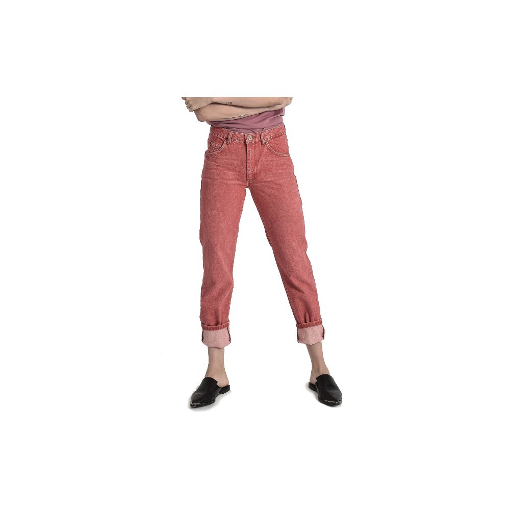 One Teaspoon Red Cotton Jeans &amp; Pant