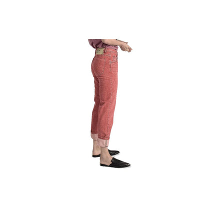 One Teaspoon Red Cotton Jeans &amp; Pant