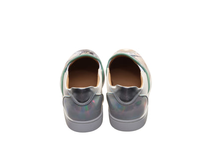 Christian Louboutin Sailor Boat Orlato Flat Star Agate Print Slip On Sneakers