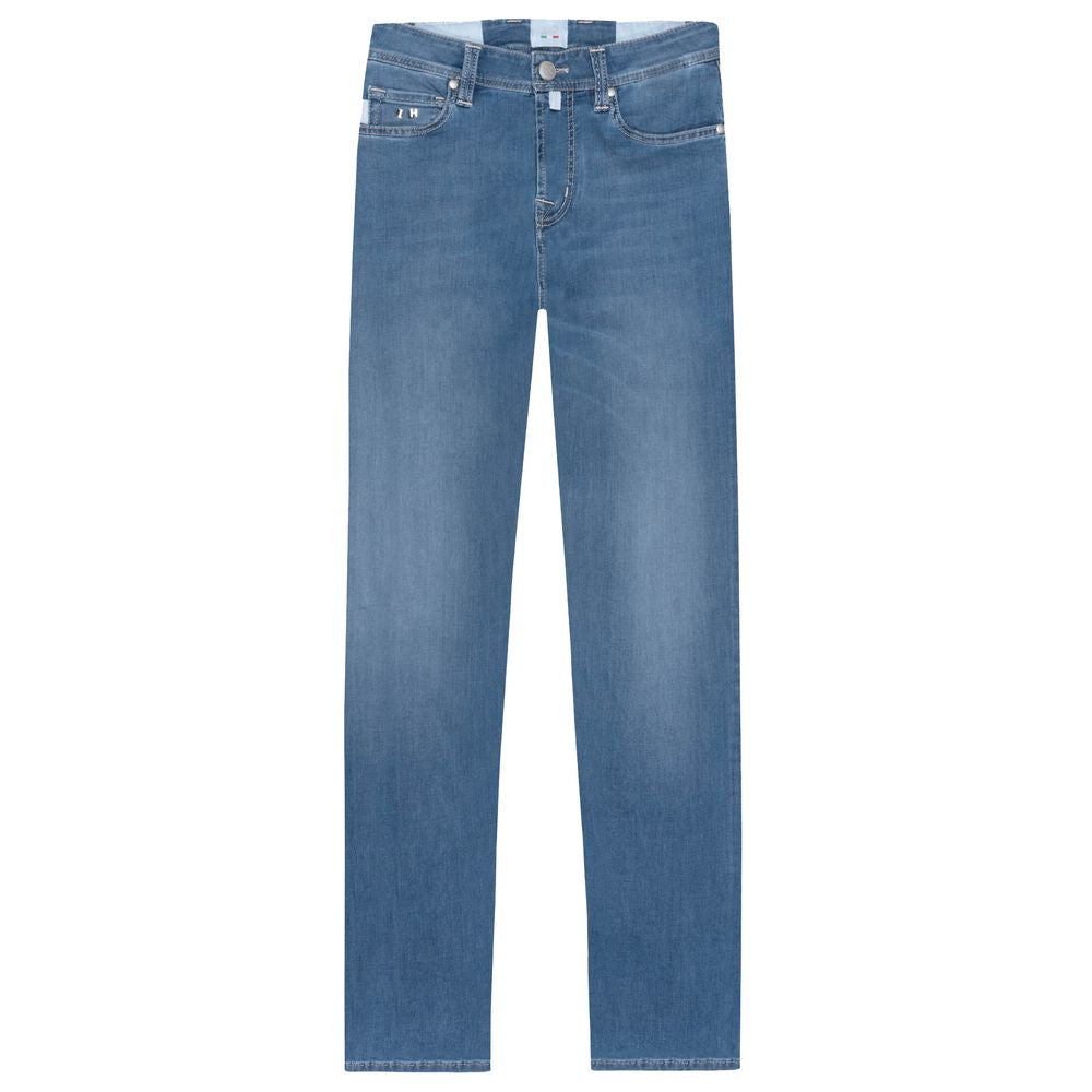 Tramarossa Light Blue Cotton Jeans &amp; Pant