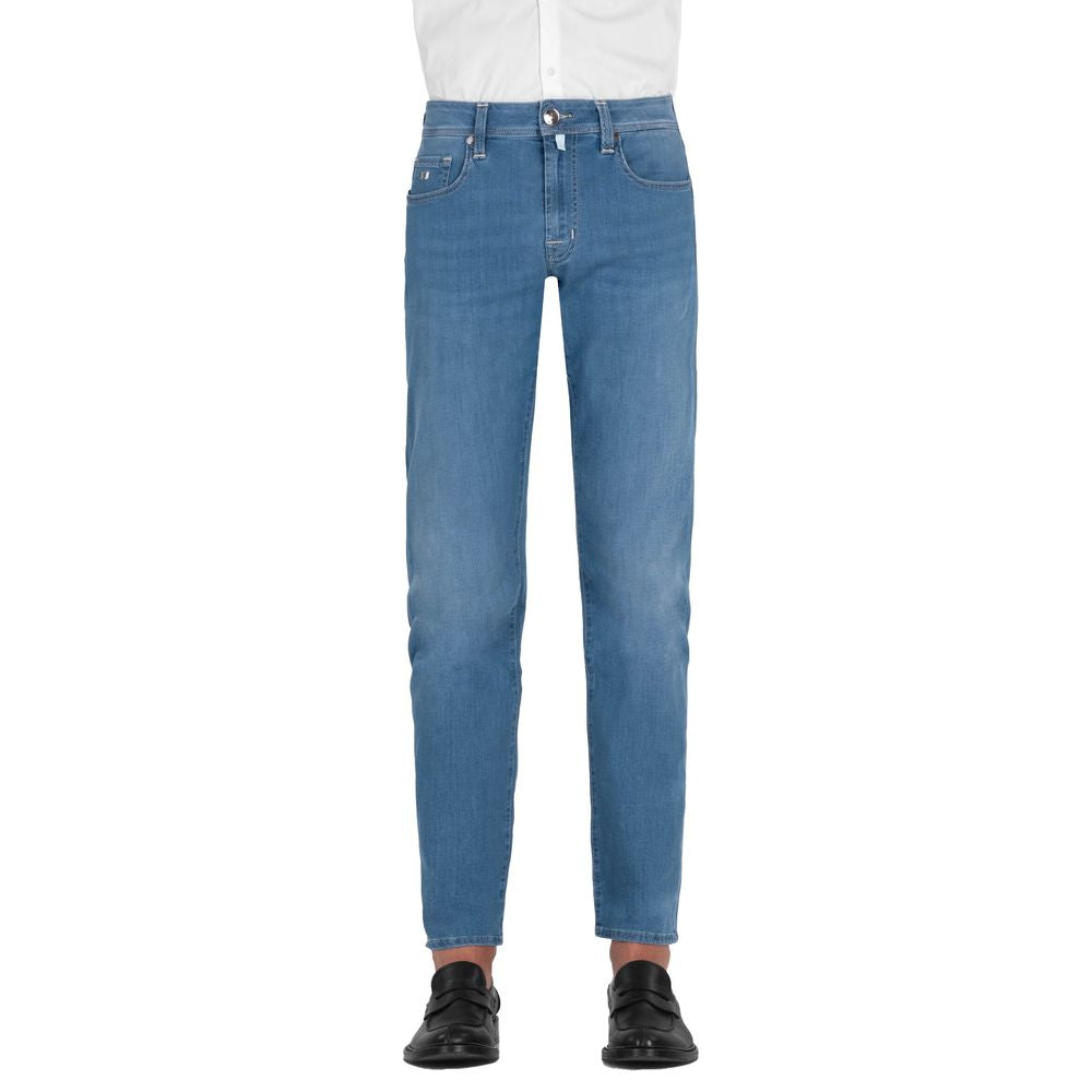 Tramarossa Light Blue Cotton Jeans &amp; Pant