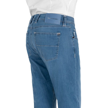 Tramarossa Light Blue Cotton Jeans &amp; Pant