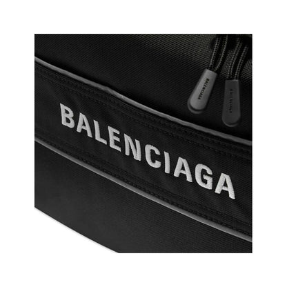 Balenciaga Black Nylon Luggage And Travel