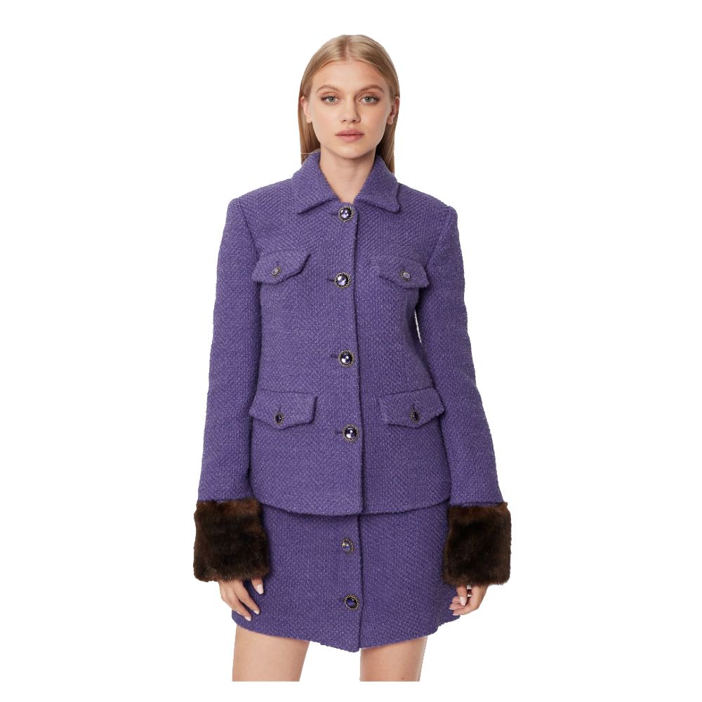 PINKO Purple Cotton Suits &amp; Blazer