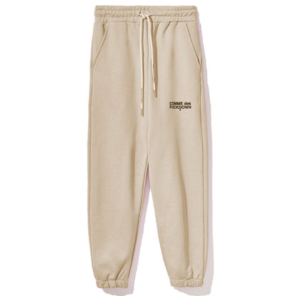 Comme Des Fuckdown Beige Cotton Jeans &amp; Pant