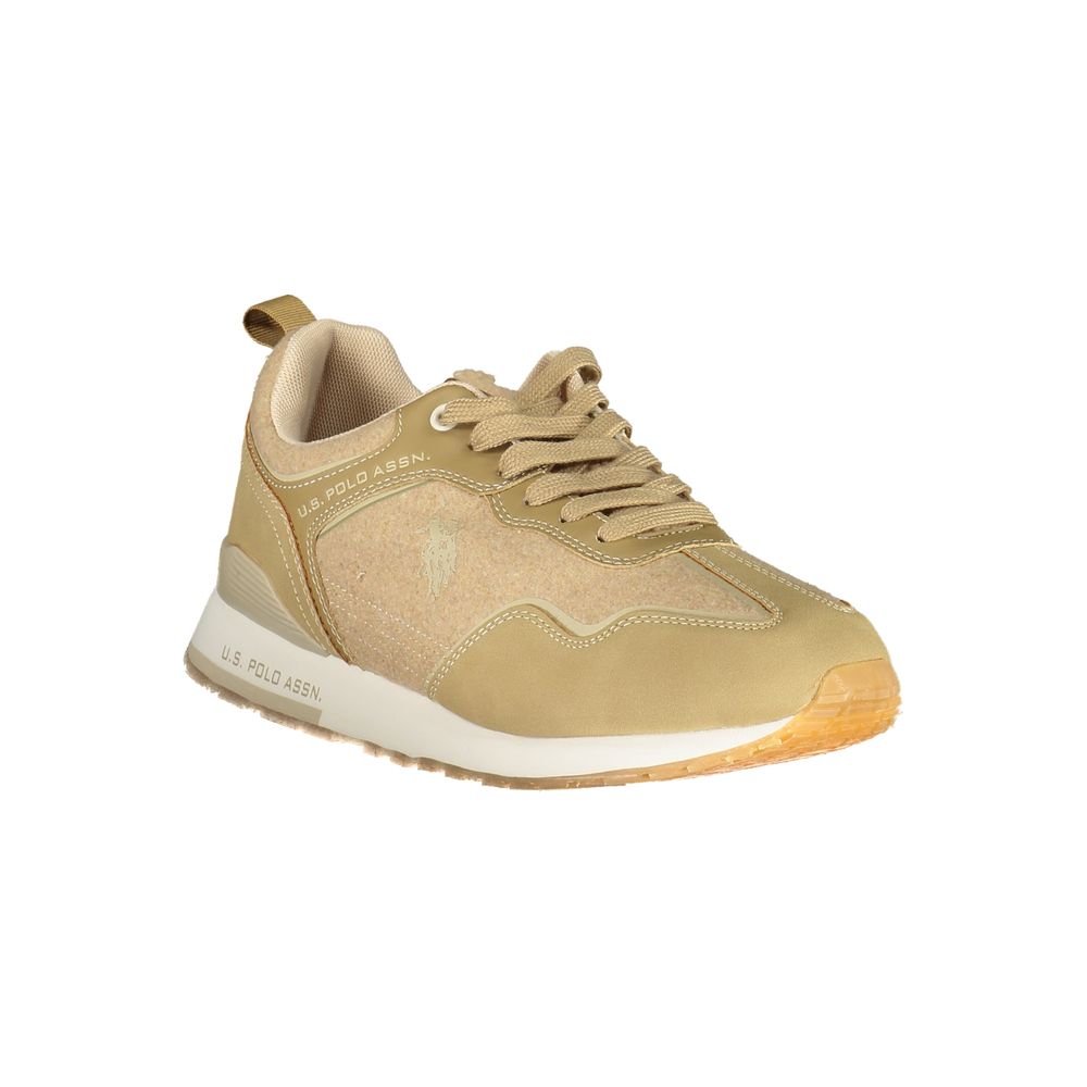 U.S. POLO ASSN. Beige Polyester Men Sneaker