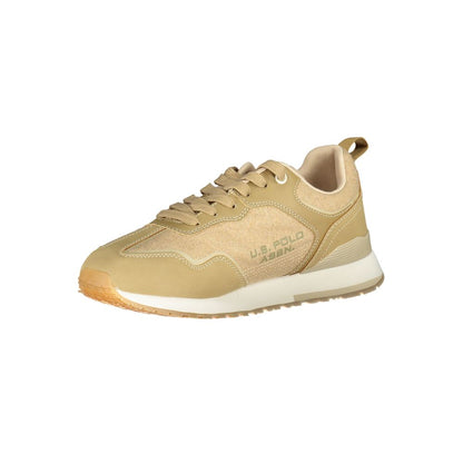 U.S. POLO ASSN. Beige Polyester Men Sneaker