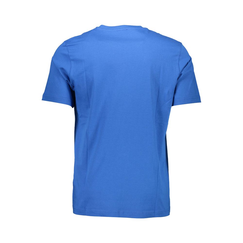 Diesel Sleek Blue Crew Neck Cotton Tee