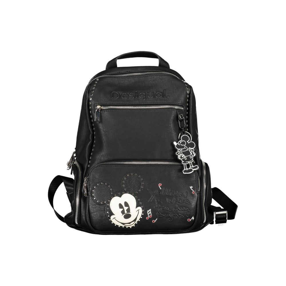 Desigual Black Polyethylene Backpack