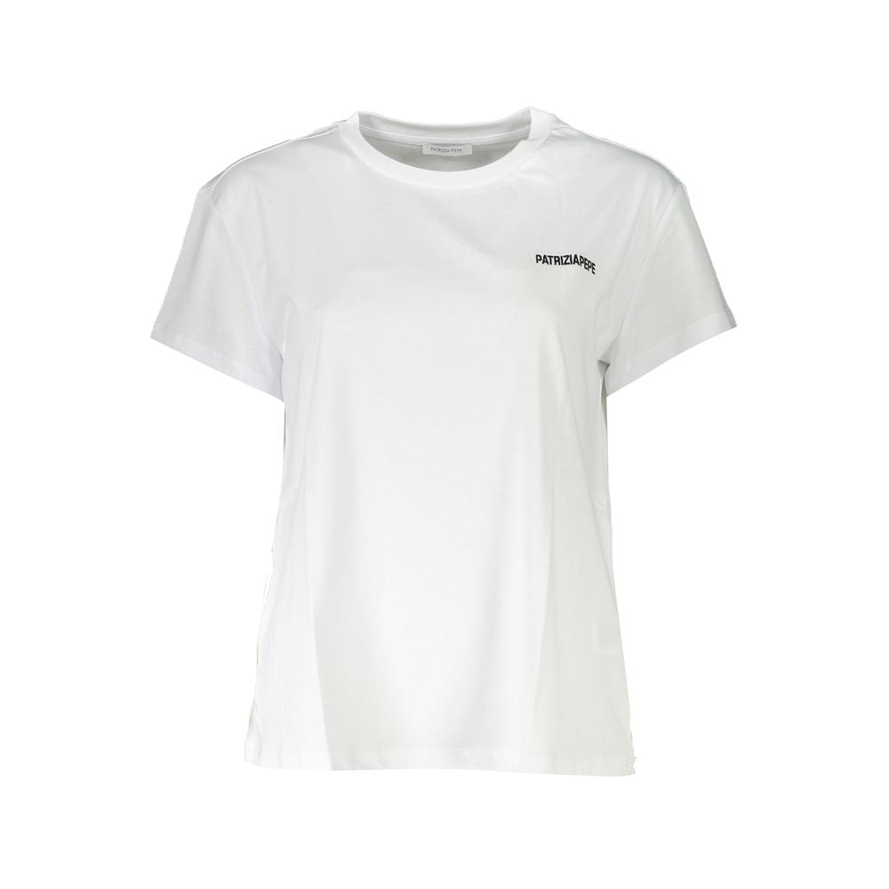 Patrizia Pepe White Cotton Tops &amp; T-Shirt