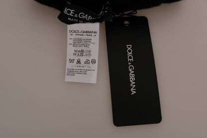 Dolce &amp; Gabbana Elegant Black Cashmere Silk Stretch Pants