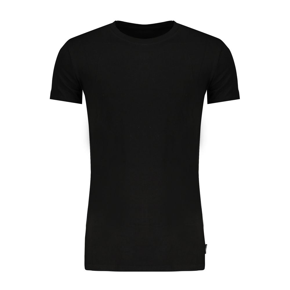 Gaudi Black Cotton T-Shirt