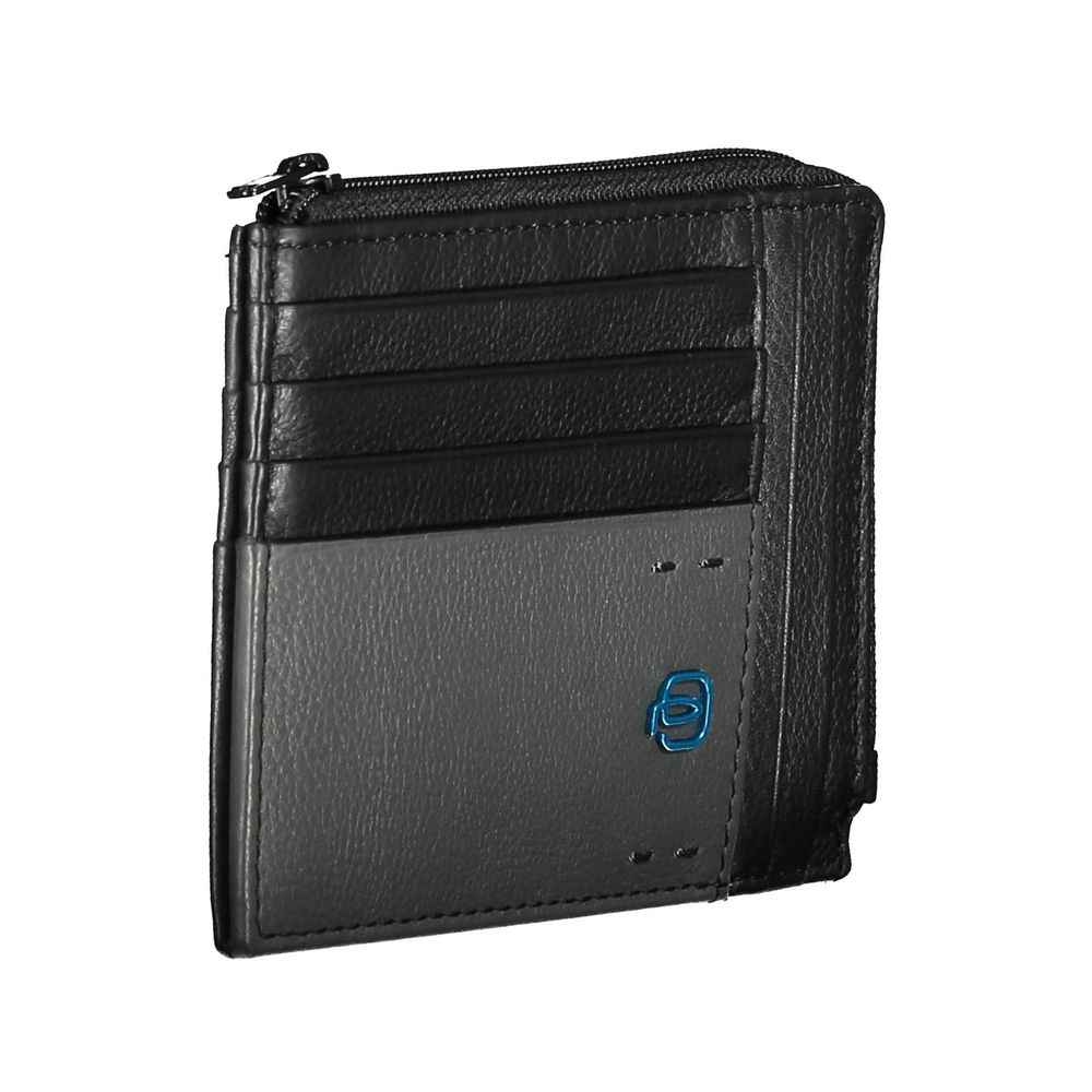 Piquadro &quot;Black Leather Men Wallet&quot;