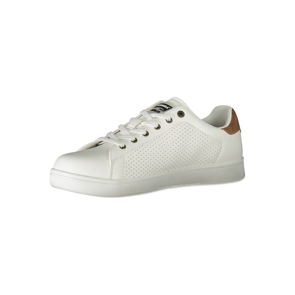 Carrera White Polyester Sneaker