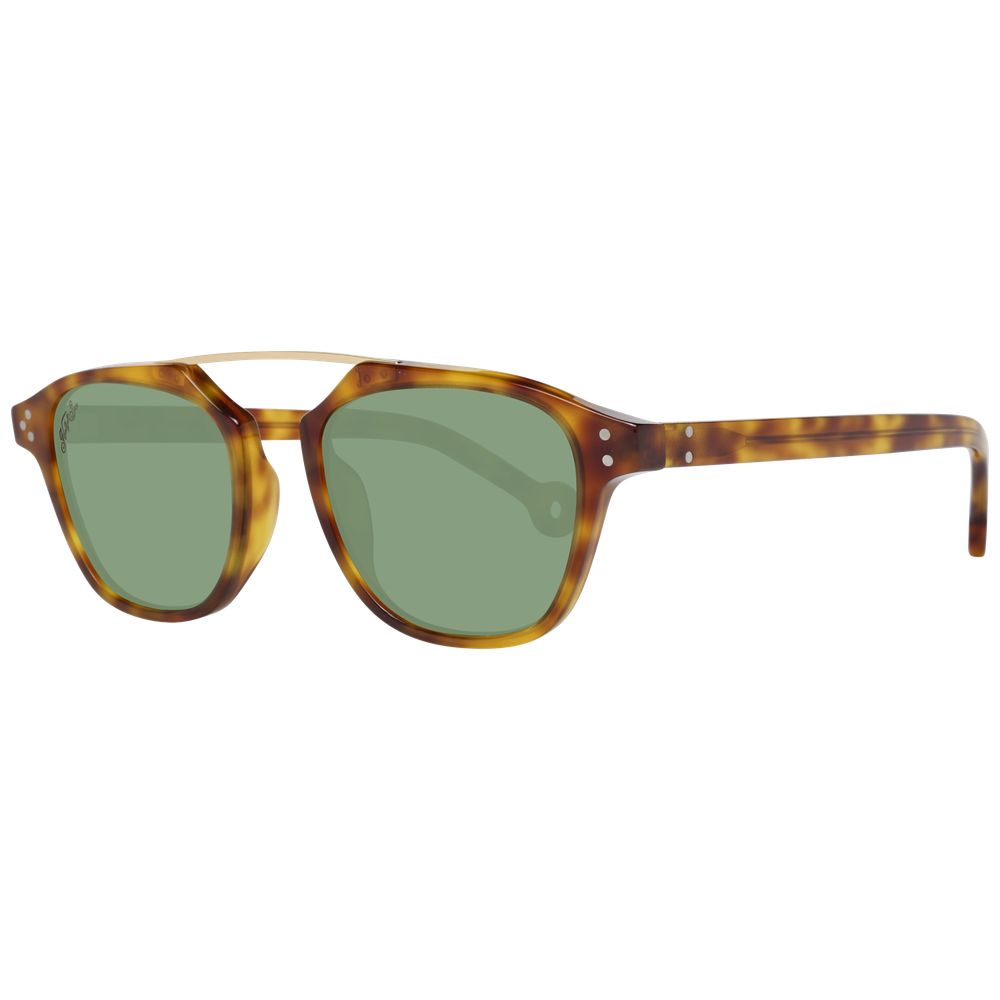 Hally &amp; Son Brown Unisex Sunglasses