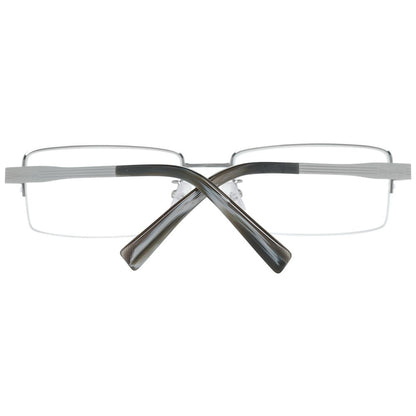 Ermenegildo Zegna Silver Men Optical Frames