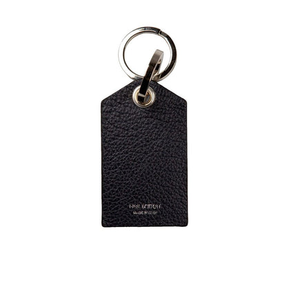 Neil Barrett Blue Leather Mens Keychain