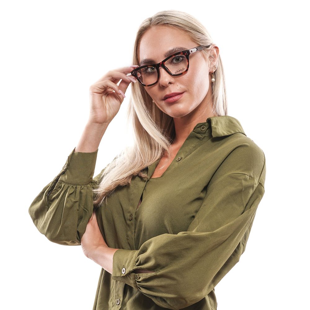 Hally &amp; Son Brown Unisex Optical Frames