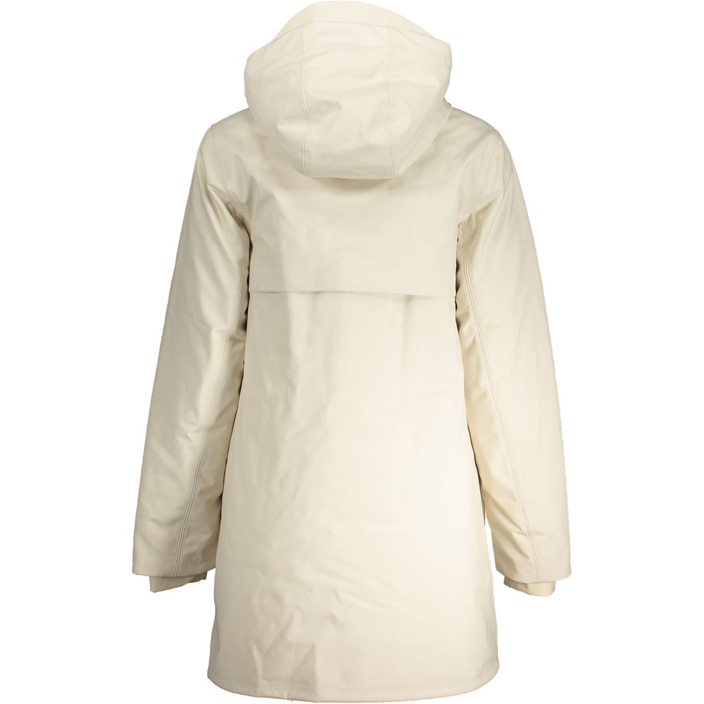 K-WAY Beige Polyester Jackets &amp; Coat