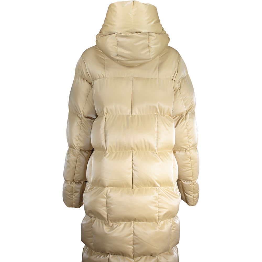 K-WAY Beige Polyester Jackets &amp; Coat