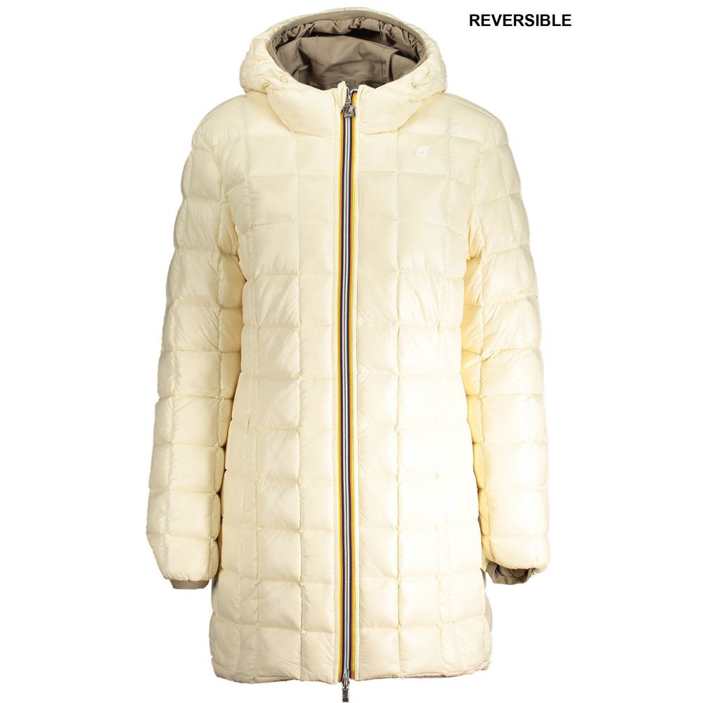 K-WAY Beige Polyester Jackets &amp; Coat