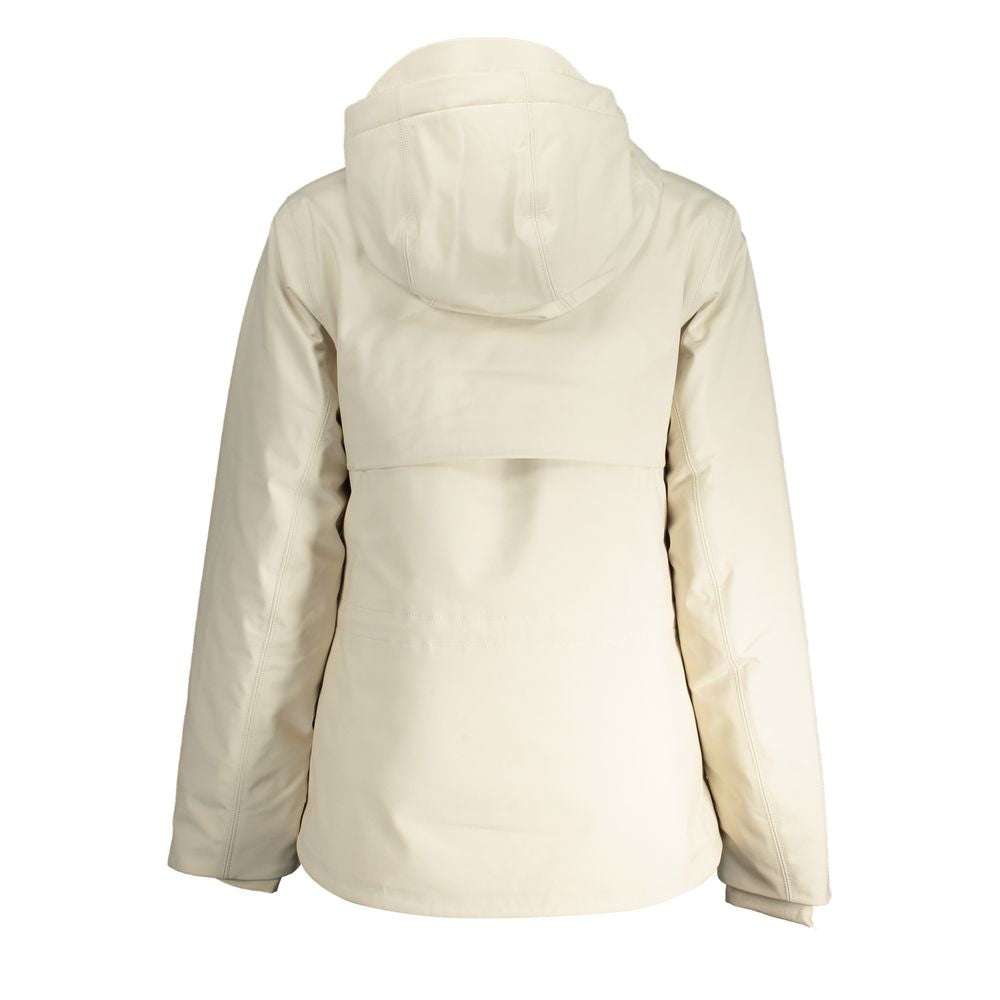 K-WAY Beige Polyester Jackets &amp; Coat