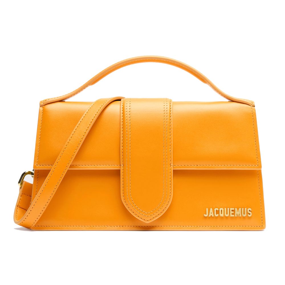 Jacquemus Orange Leather Crossbody Bag