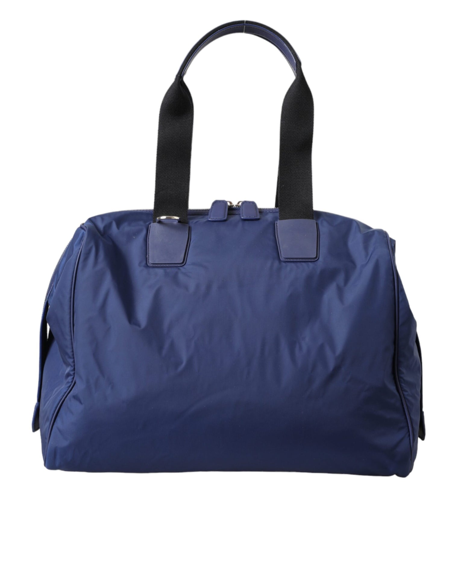 Dolce &amp; Gabbana Blue Nylon Calfskin Hand Shoulder Duffel Bag