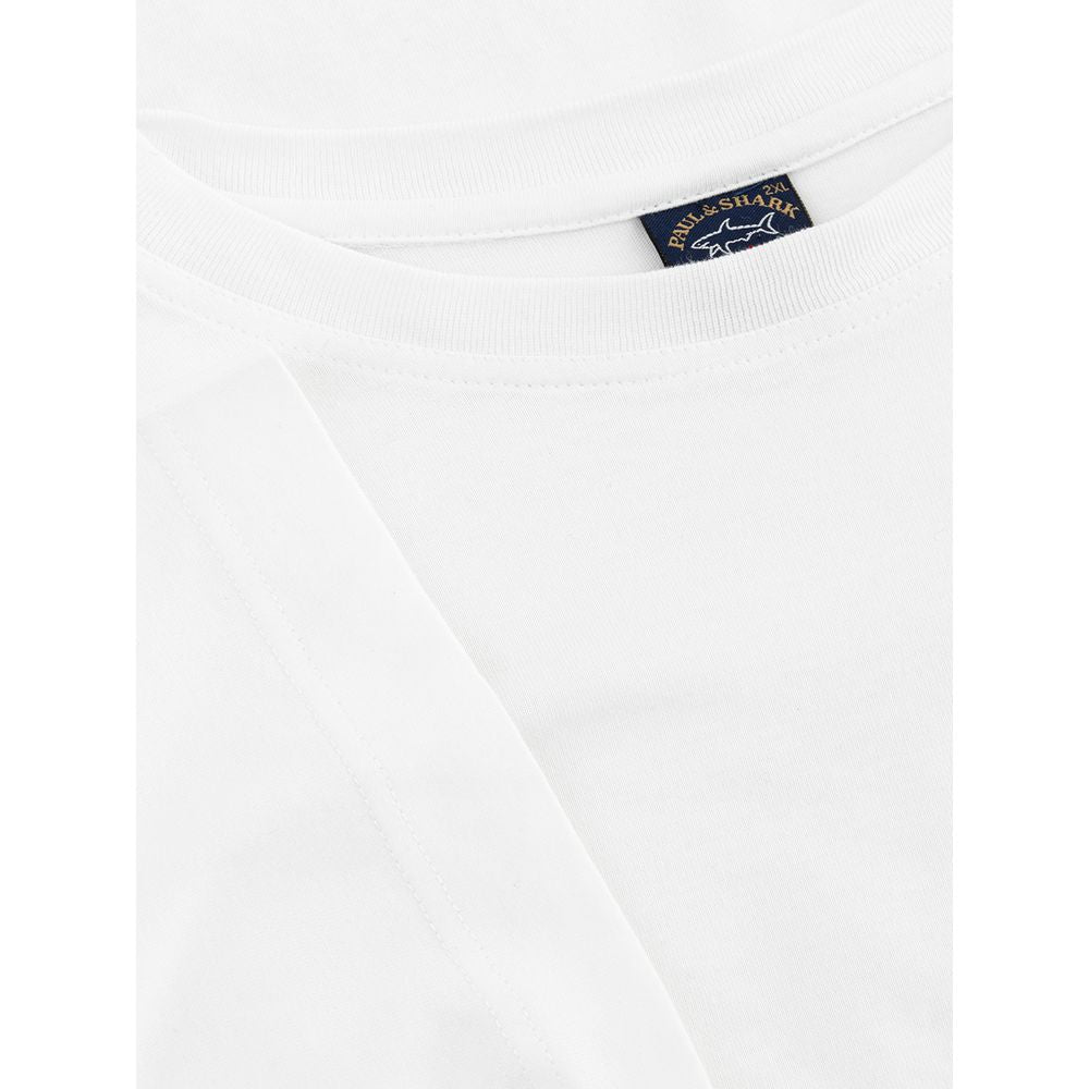 Paul &amp; Shark White Cotton T-Shirt