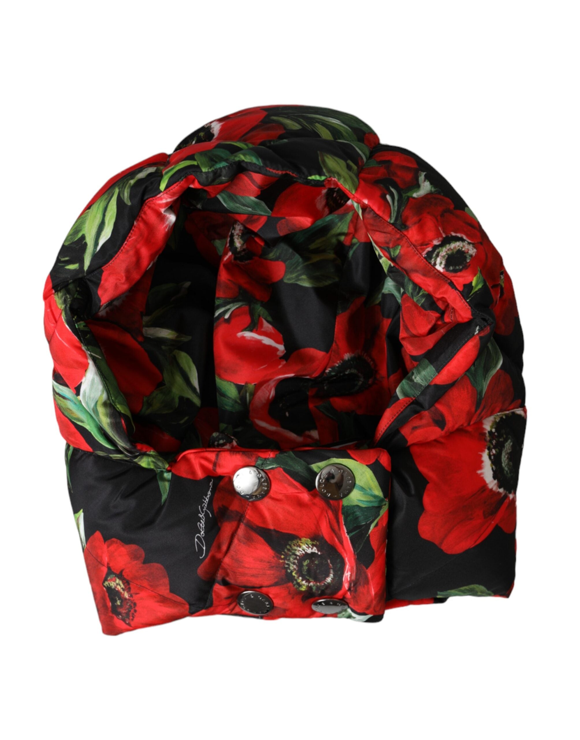 Dolce &amp; Gabbana Multicolor Anemone Whole Head Wrap Hat