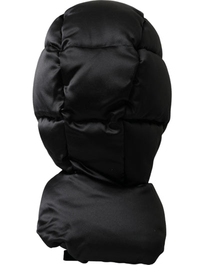 Dolce &amp; Gabbana Black Polyester Whole Head Wrap Hat