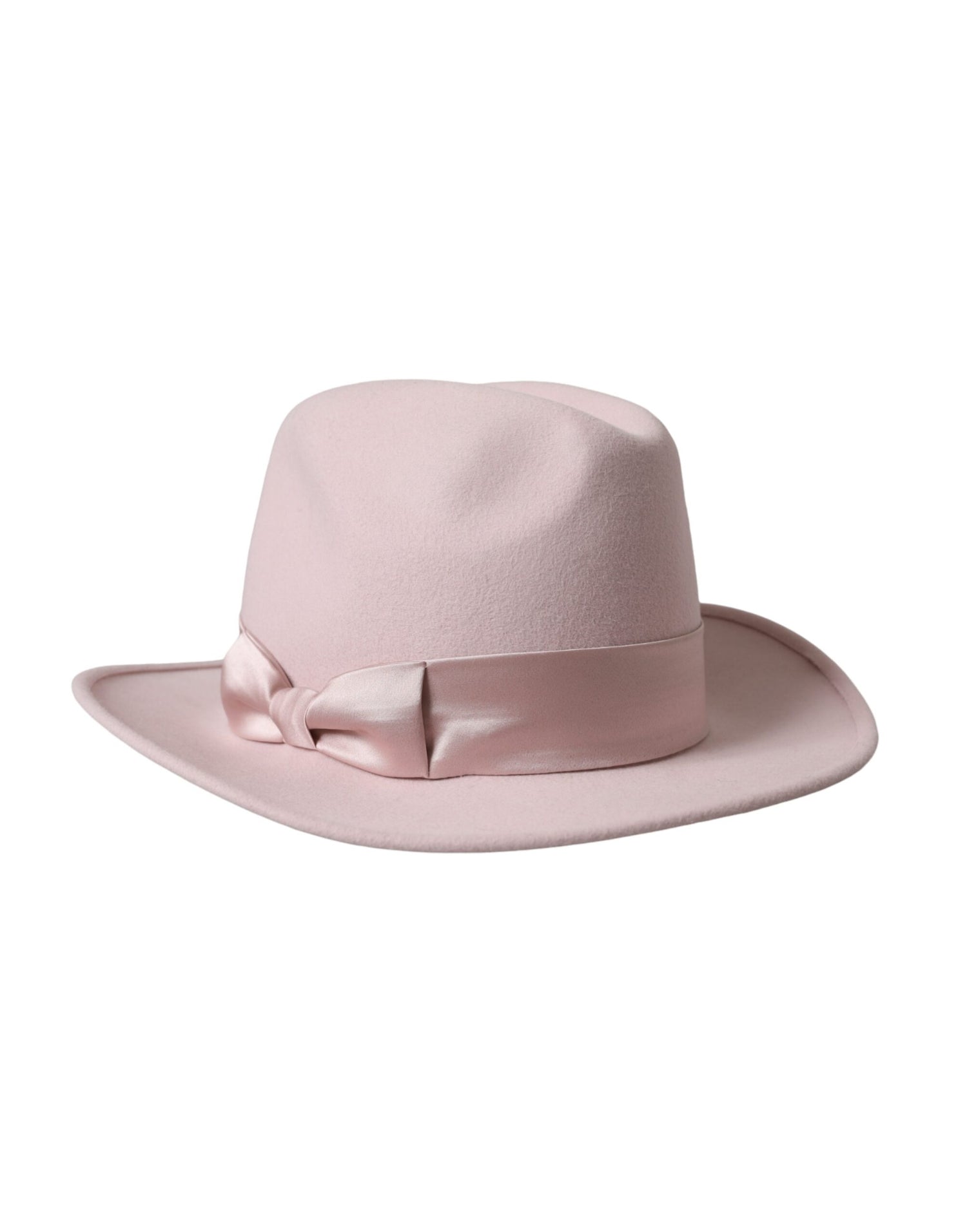 Dolce &amp; Gabbana Pink Rabbit Fedora Trilby Women Hat