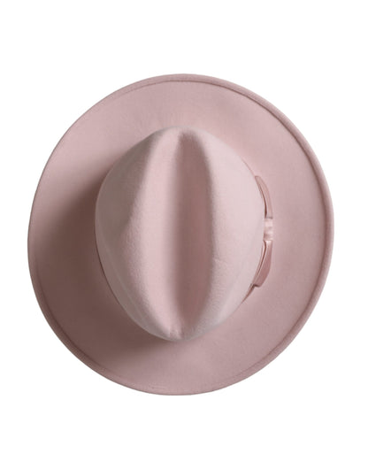 Dolce &amp; Gabbana Pink Rabbit Fedora Trilby Women Hat