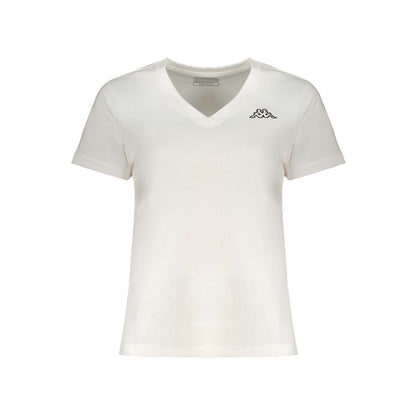 Kappa White Cotton Tops &amp; T-Shirt