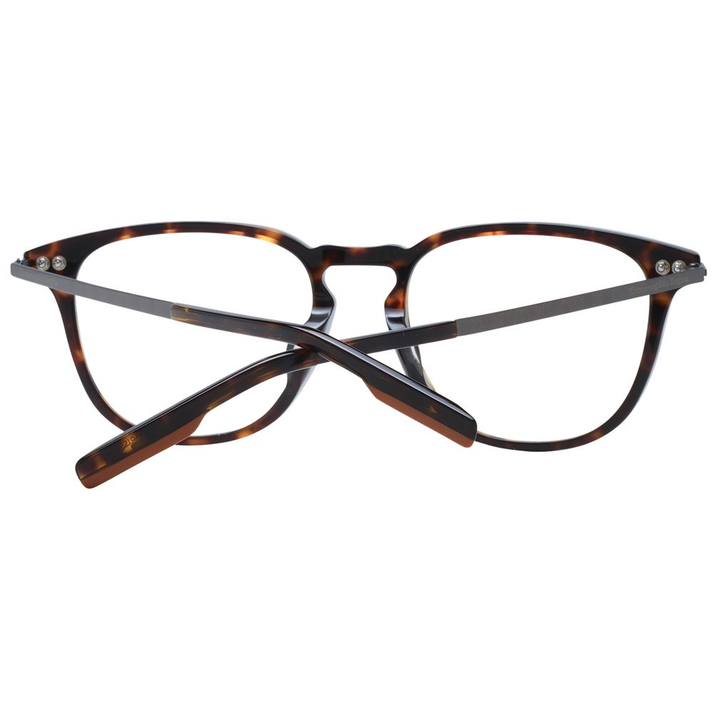 Ermenegildo Zegna Brown Men Optical Frames