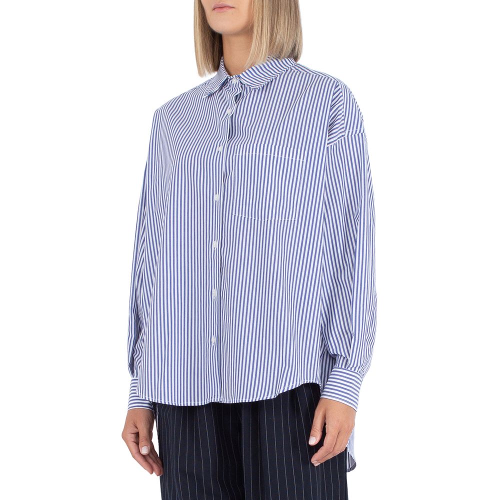 Comme Des Fuckdown Blue Cotton Shirt