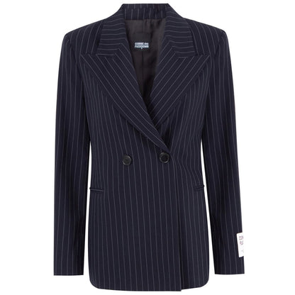 Comme Des Fuckdown Blue Polyester Suits &amp; Blazer