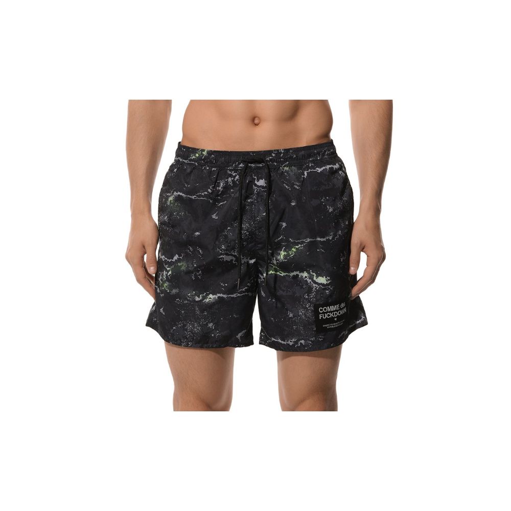 Comme Des Fuckdown Army Polyester Men Swimwear