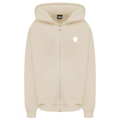 Comme Des Fuckdown Beige Cotton Sweater