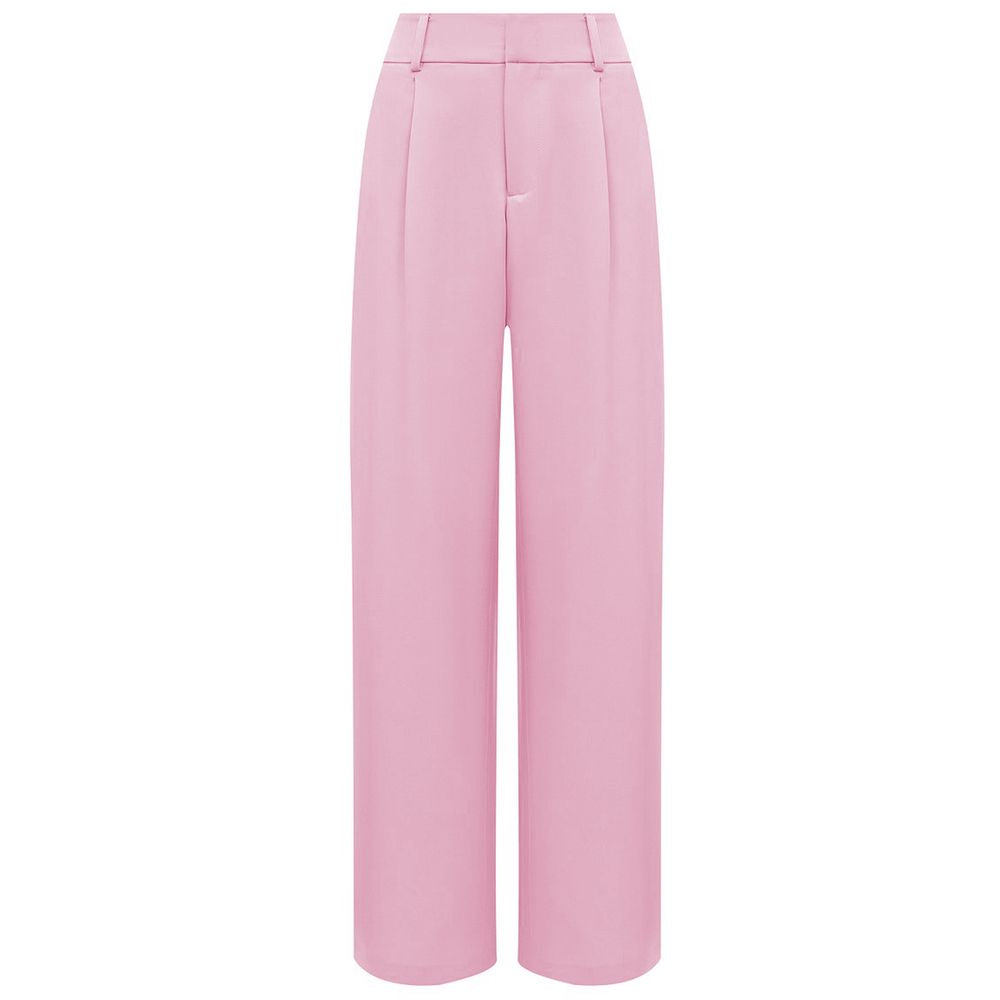 Hinnominate Pink Polyester Jeans &amp; Pant