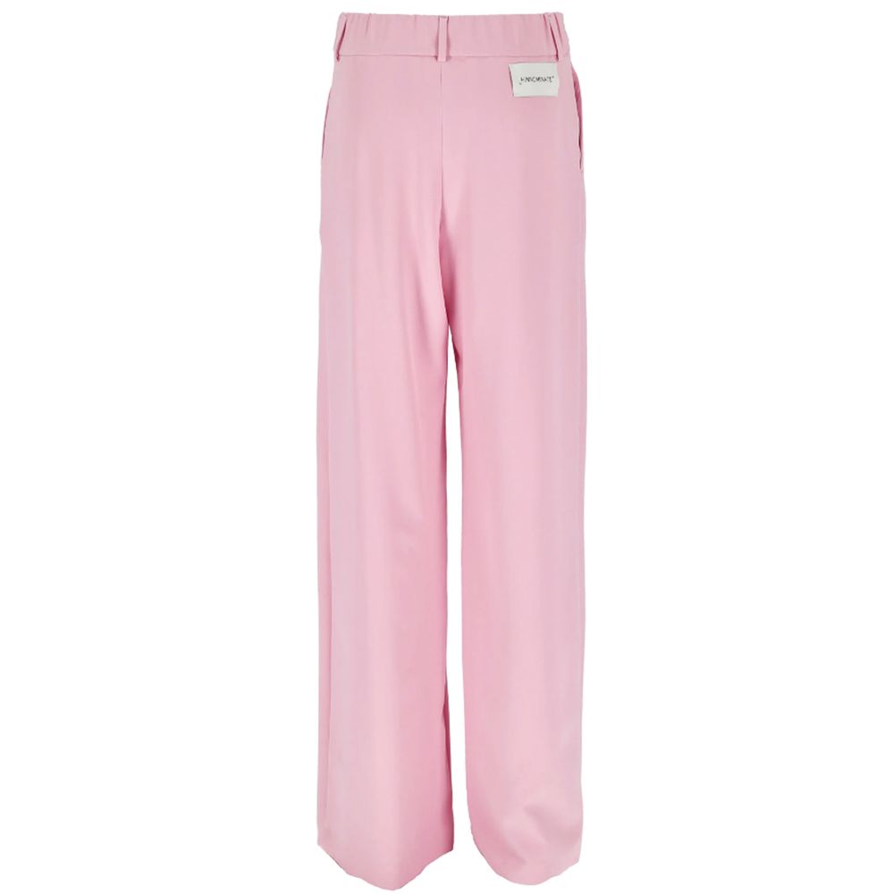 Hinnominate Pink Polyester Jeans &amp; Pant