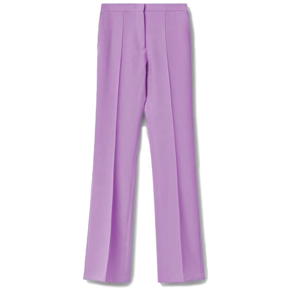 Hinnominate Purple Polyester Jeans &amp; Pant