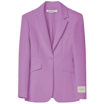 Hinnominate Purple Polyester Suits &amp; Blazer