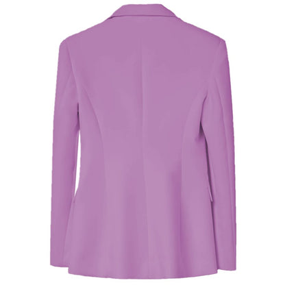 Hinnominate Purple Polyester Suits &amp; Blazer