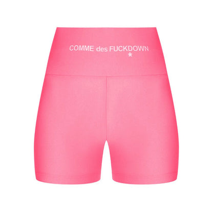 Comme Des Fuckdown Pink Polyester Short