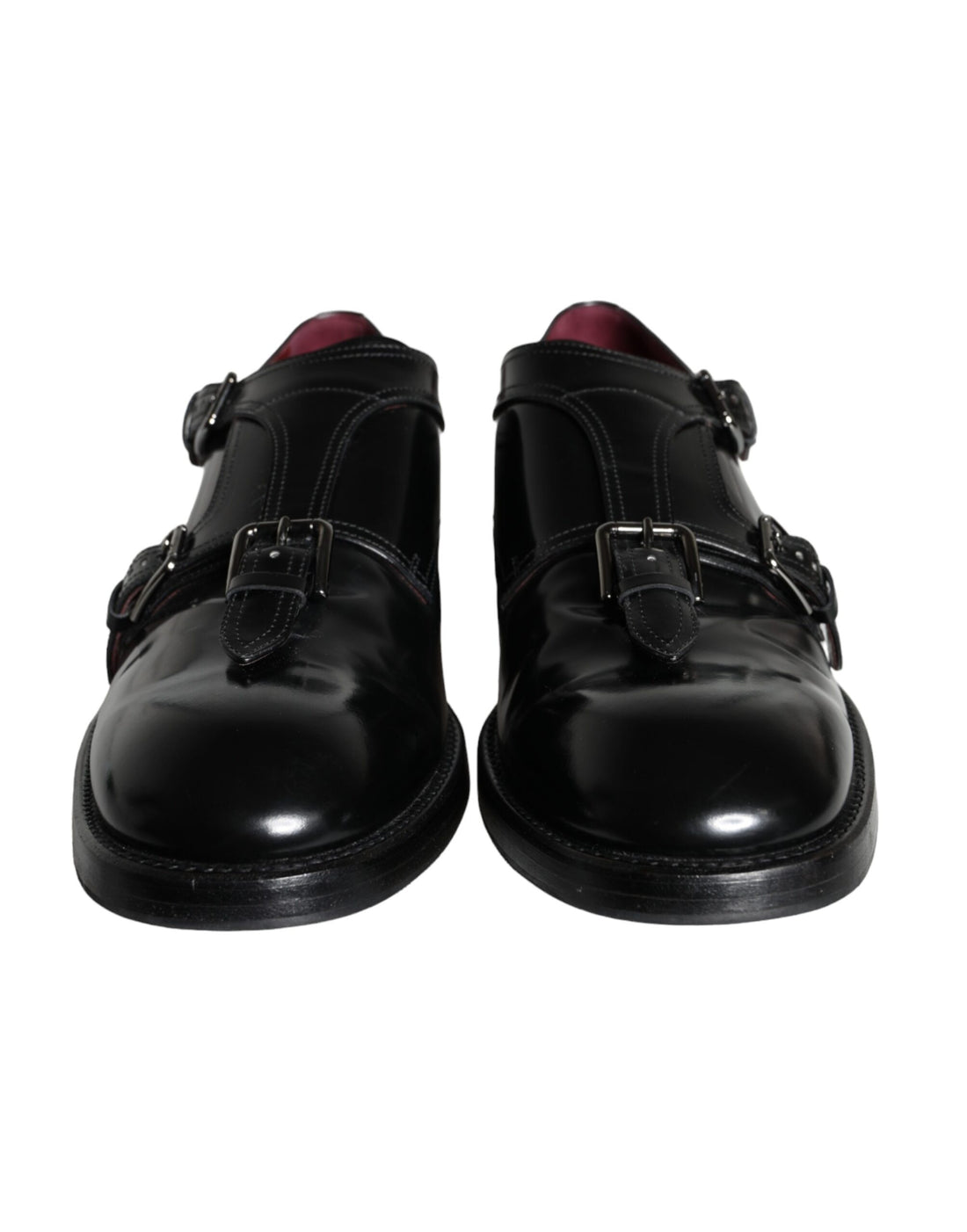 Dolce &amp; Gabbana Black Calf Leather Men Formal Dress Shoes