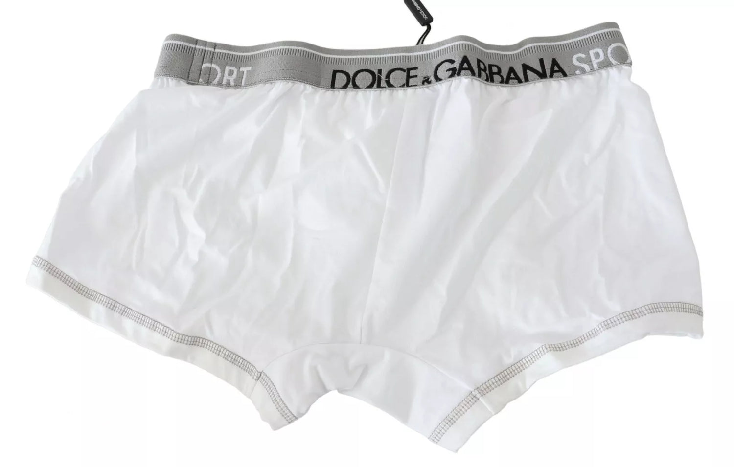 Dolce &amp; Gabbana White Cotton Stretch Regular Boxer Underwear