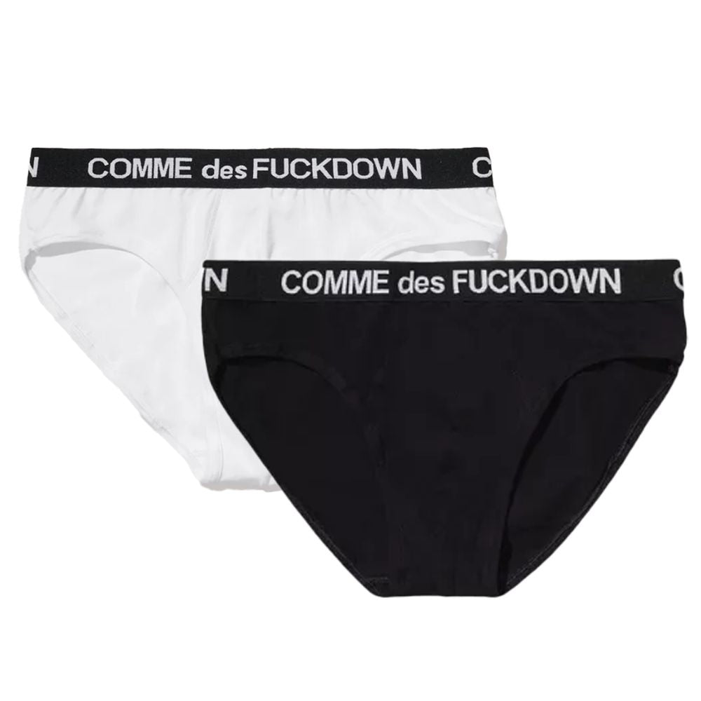 Comme Des Fuckdown Black Cotton Men Brief