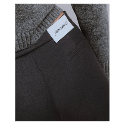 Hinnominate Gray Polyester Jeans &amp; Pant