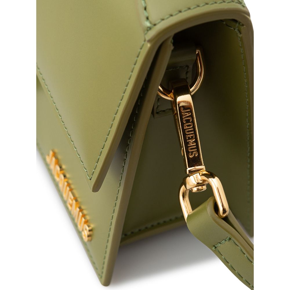 Jacquemus Green Leather Shoulder Bag